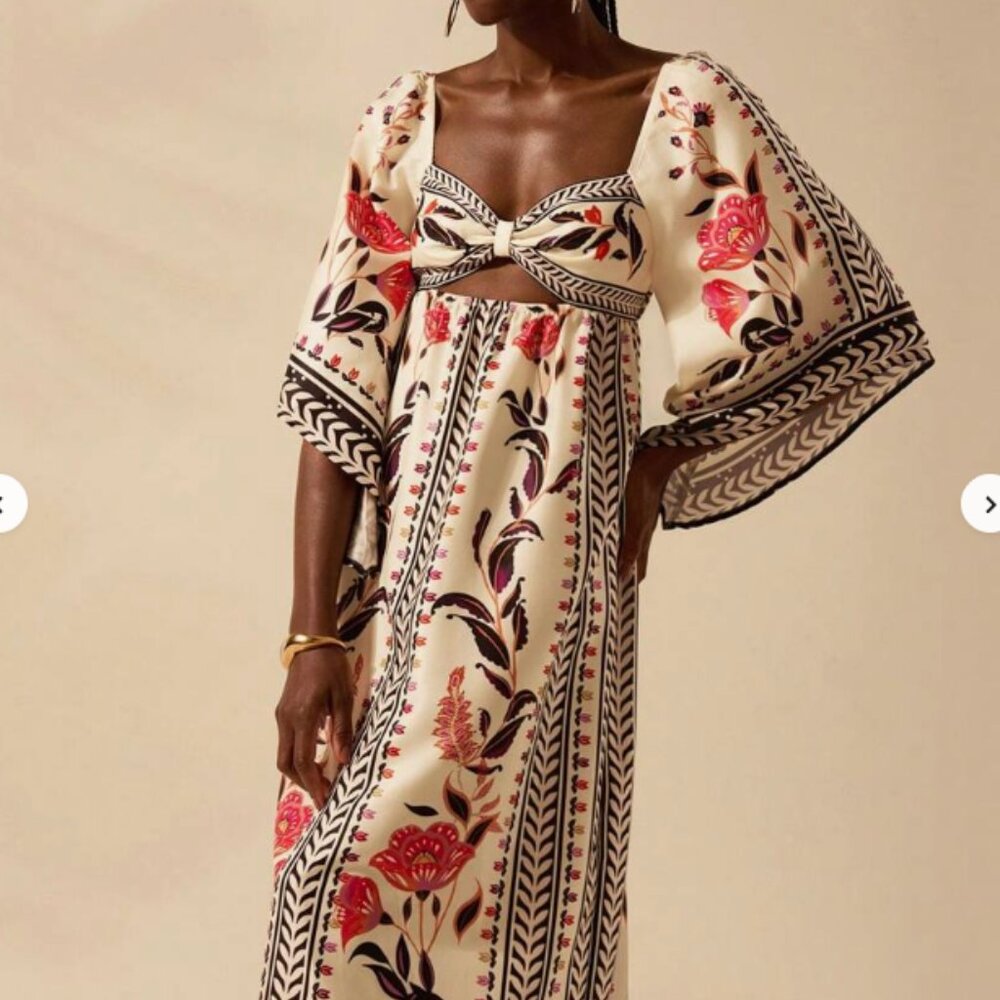 Max Front-Tie Maxi Summer Dress